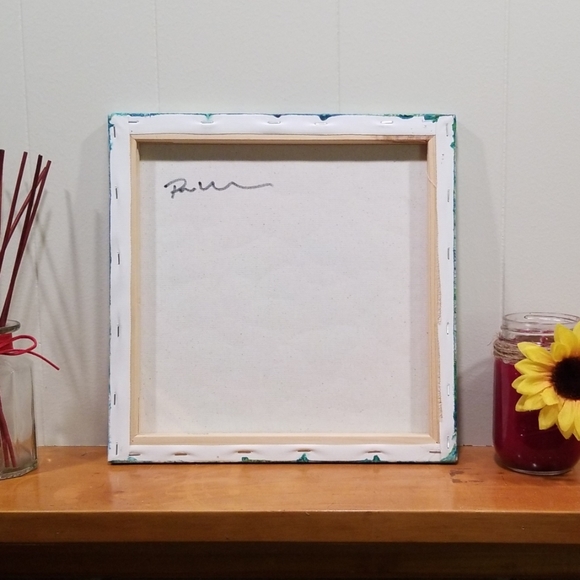 12"x12" Handmade paint pour - Picture 8 of 8